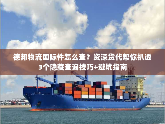 德邦物流国际件怎么查？资深货代帮你扒透3个隐藏查询技巧+避坑指南