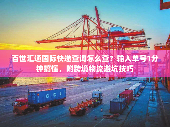 百世汇通国际快递查询怎么查？输入单号1分钟搞懂，附跨境物流避坑技巧