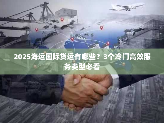 2025海运国际货运有哪些？3个冷门高效服务类型必看
