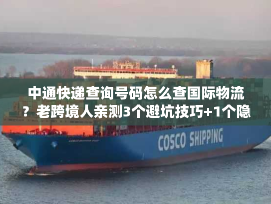 中通快递查询号码怎么查国际物流？老跨境人亲测3个避坑技巧+1个隐藏工具