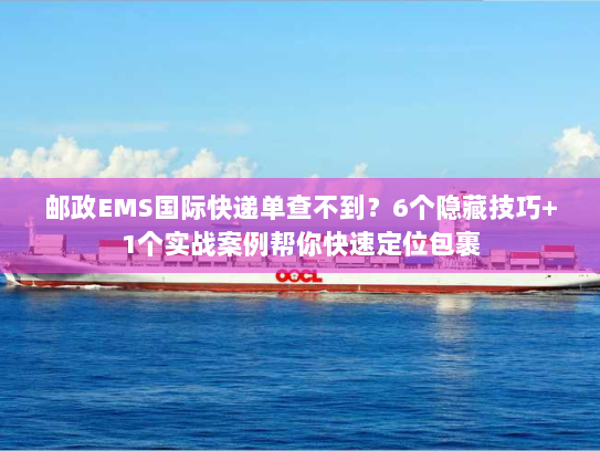 邮政EMS国际快递单查不到？6个隐藏技巧+1个实战案例帮你快速定位包裹