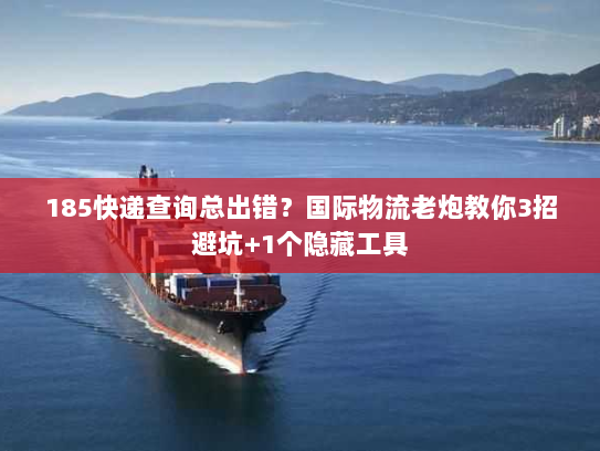 185快递查询总出错？国际物流老炮教你3招避坑+1个隐藏工具