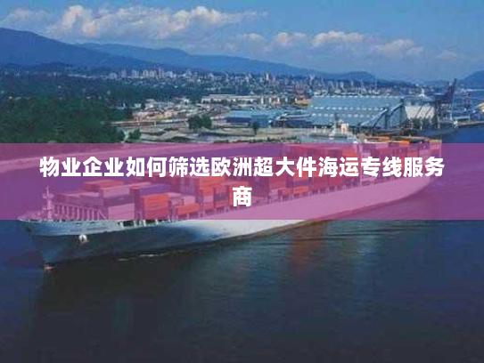 物业企业如何筛选欧洲超大件海运专线服务商 物业企业如何筛选欧洲超大件海运专线服务商
