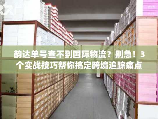 韵达单号查不到国际物流?别急!3个实战技巧帮你搞定跨境追踪痛点 韵达单号查不到国际物流?别急!3个实战技巧帮你搞定跨境追踪痛点
