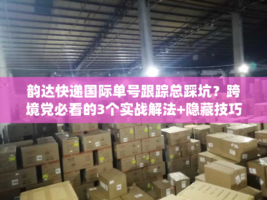 韵达快递国际单号跟踪总踩坑？跨境党必看的3个实战解法+隐藏技巧