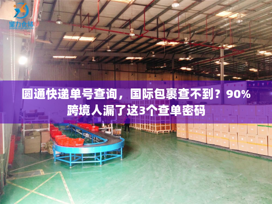 圆通快递单号查询，国际包裹查不到？90%跨境人漏了这3个查单密码