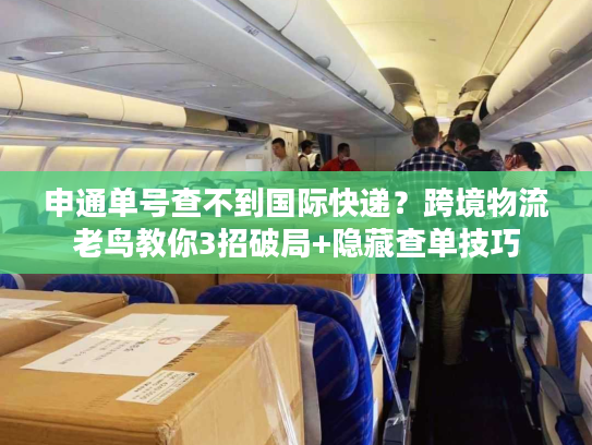 申通单号查不到国际快递？跨境物流老鸟教你3招破局+隐藏查单技巧