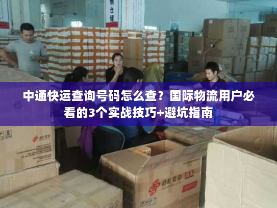 中通快运查询号码怎么查？国际物流用户必看的3个实战技巧+避坑指南