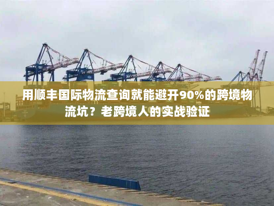 用顺丰国际物流查询就能避开90%的跨境物流坑？老跨境人的实战验证