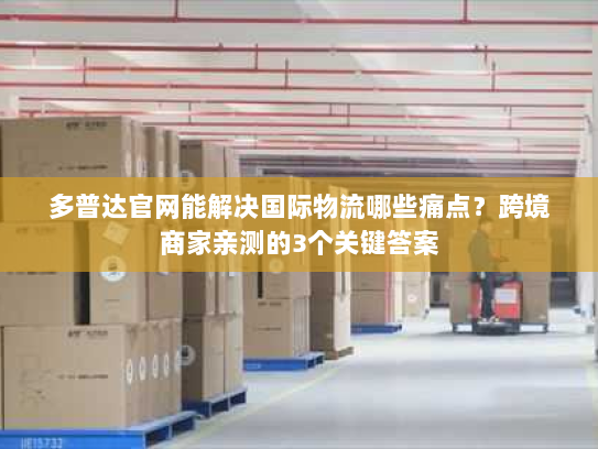 多普达官网能解决国际物流哪些痛点？跨境商家亲测的3个关键答案