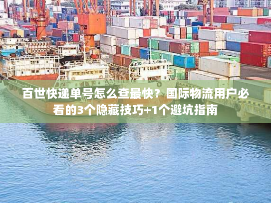 百世快递单号怎么查最快？国际物流用户必看的3个隐藏技巧+1个避坑指南
