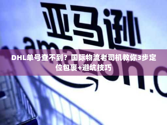 DHL单号查不到？国际物流老司机教你3步定位包裹+避坑技巧