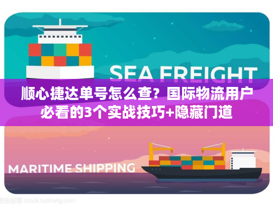 顺心捷达单号怎么查？国际物流用户必看的3个实战技巧+隐藏门道