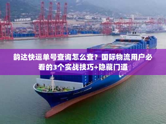 韵达快运单号查询怎么查？国际物流用户必看的3个实战技巧+隐藏门道