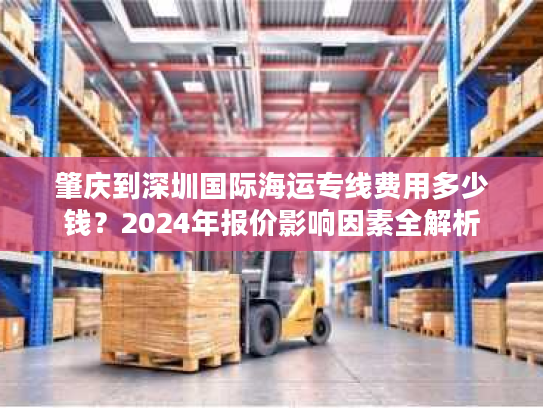 肇庆到深圳国际海运专线费用多少钱？2024年报价影响因素全解析