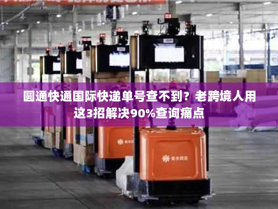 圆通快通国际快递单号查不到？老跨境人用这3招解决90%查询痛点