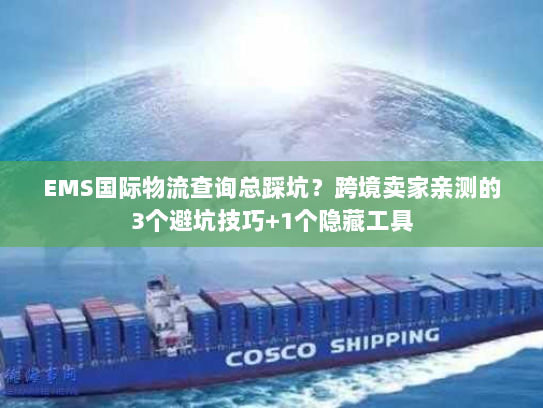 EMS国际物流查询总踩坑?跨境卖家亲测的3个避坑技巧+1个隐藏工具 EMS国际物流查询总踩坑?跨境卖家亲测的3个避坑技巧+1个隐藏工具