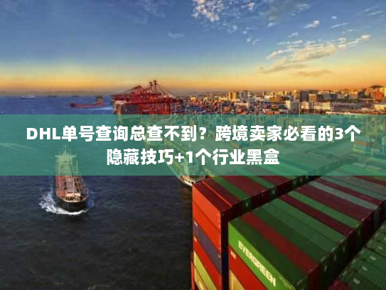 DHL单号查询总查不到?跨境卖家必看的3个隐藏技巧+1个行业黑盒 DHL单号查询总查不到?跨境卖家必看的3个隐藏技巧+1个行业黑盒
