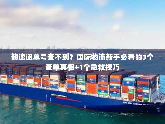 韵速递单号查不到?国际物流新手必看的3个查单真相+1个急救技巧 韵速递单号查不到?国际物流新手必看的3个查单真相+1个急救技巧