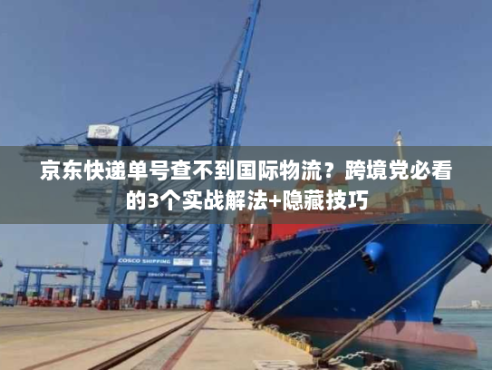 京东快递单号查不到国际物流?跨境党必看的3个实战解法+隐藏技巧 京东快递单号查不到国际物流?跨境党必看的3个实战解法+隐藏技巧