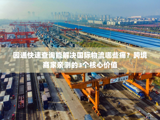 园通快速查询能解决国际物流哪些痛？跨境商家亲测的3个核心价值