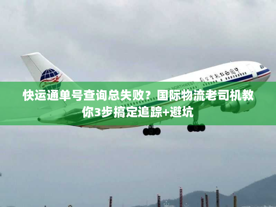 快运通单号查询总失败？国际物流老司机教你3步搞定追踪+避坑