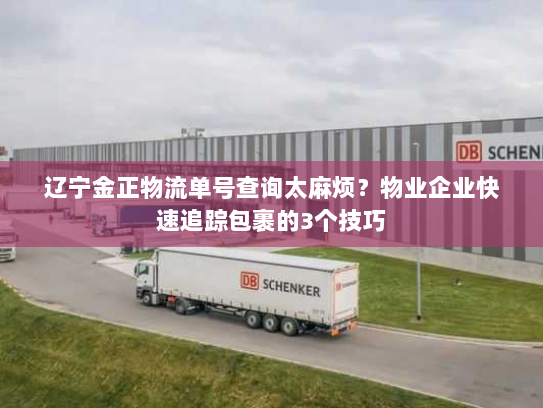 辽宁金正物流单号查询太麻烦?物业企业快速追踪包裹的3个技巧 辽宁金正物流单号查询太麻烦?物业企业快速追踪包裹的3个技巧