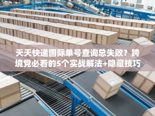 天天快递国际单号查询总失败？跨境党必看的5个实战解法+隐藏技巧