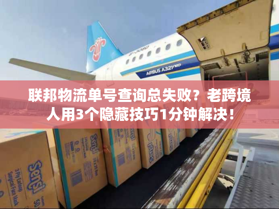 联邦物流单号查询总失败？老跨境人用3个隐藏技巧1分钟解决！