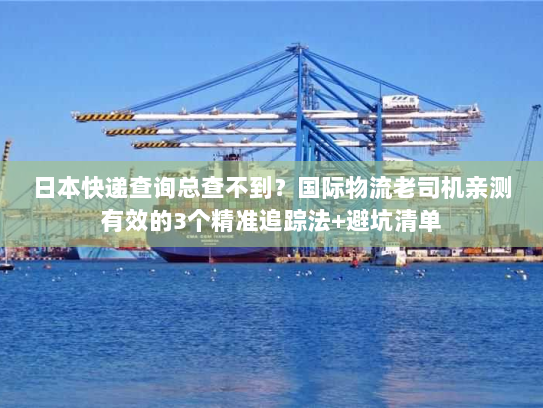 日本快递查询总查不到？国际物流老司机亲测有效的3个精准追踪法+避坑清单