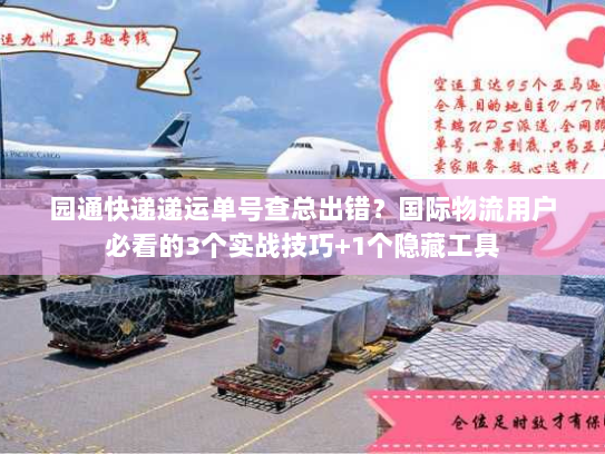 园通快递递运单号查总出错？国际物流用户必看的3个实战技巧+1个隐藏工具