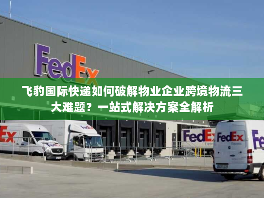 飞豹国际快递如何破解物业企业跨境物流三大难题？一站式解决方案全解析