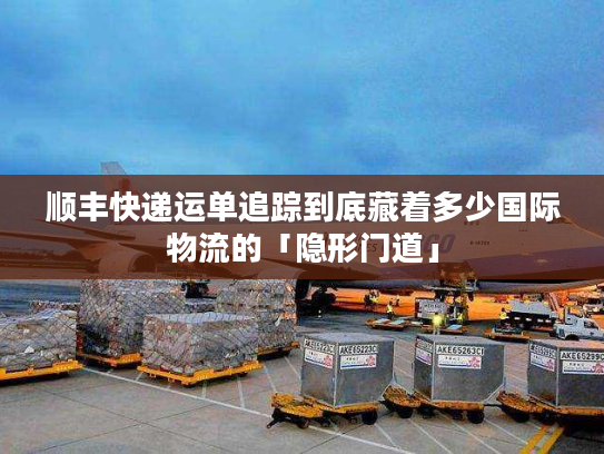 顺丰快递运单追踪到底藏着多少国际物流的「隐形门道」
