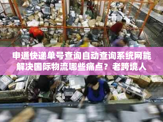 申通快递单号查询自动查询系统网能解决国际物流哪些痛点？老跨境人亲测真相