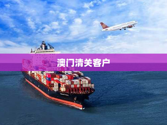 澳门清关客户