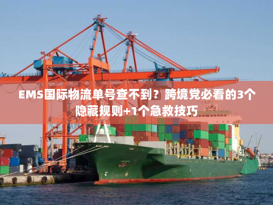 EMS国际物流单号查不到？跨境党必看的3个隐藏规则+1个急救技巧