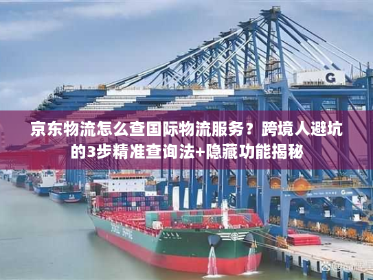 京东物流怎么查国际物流服务？跨境人避坑的3步精准查询法+隐藏功能揭秘