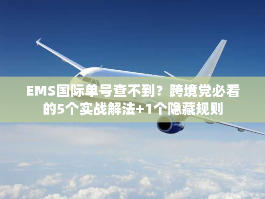 EMS国际单号查不到？跨境党必看的5个实战解法+1个隐藏规则