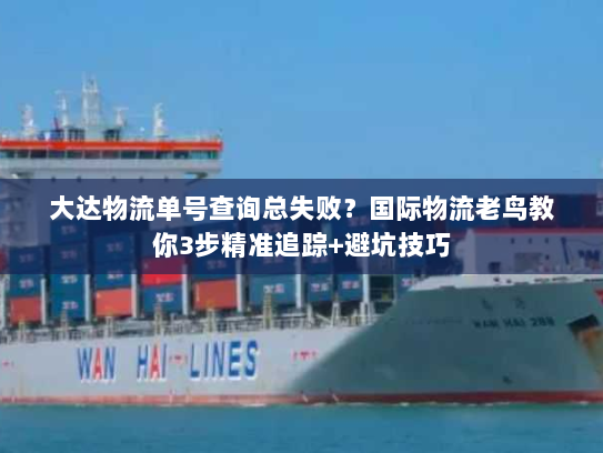 大达物流单号查询总失败?国际物流老鸟教你3步精准追踪+避坑技巧 大达物流单号查询总失败?国际物流老鸟教你3步精准追踪+避坑技巧