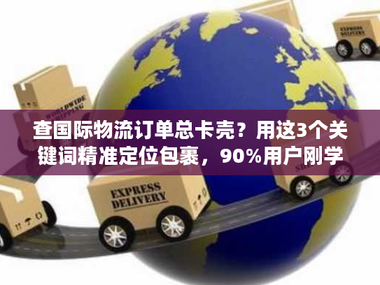 查国际物流订单总卡壳？用这3个关键词精准定位包裹，90%用户刚学会