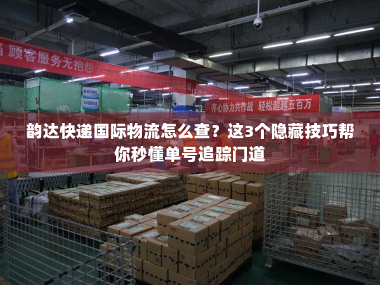 韵达快递国际物流怎么查？这3个隐藏技巧帮你秒懂单号追踪门道
