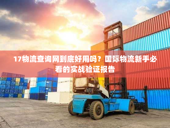 17物流查询网到底好用吗？国际物流新手必看的实战验证报告