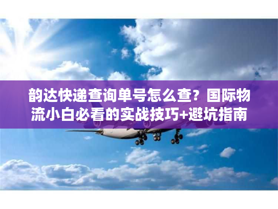 韵达快递查询单号怎么查？国际物流小白必看的实战技巧+避坑指南