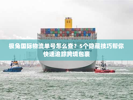 极兔国际物流单号怎么查？5个隐藏技巧帮你快速追踪跨境包裹