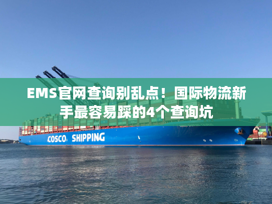 EMS官网查询别乱点！国际物流新手最容易踩的4个查询坑