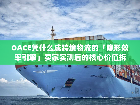 OACE凭什么成跨境物流的「隐形效率引擎」卖家实测后的核心价值拆解
