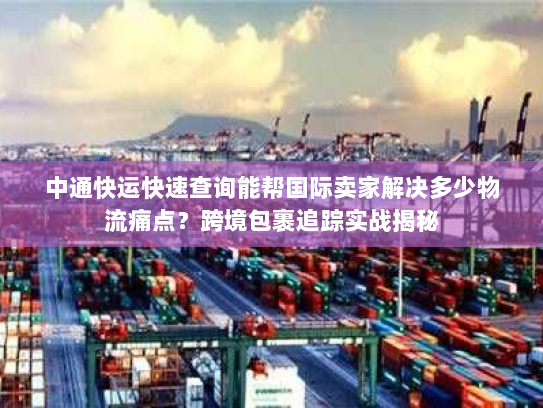 中通快运快速查询能帮国际卖家解决多少物流痛点？跨境包裹追踪实战揭秘