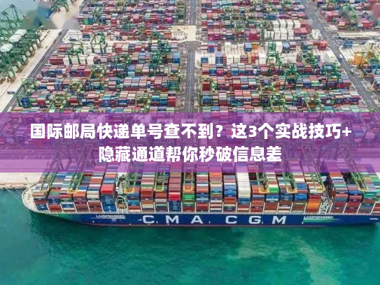 国际邮局快递单号查不到?这3个实战技巧+隐藏通道帮你秒破信息差 国际邮局快递单号查不到?这3个实战技巧+隐藏通道帮你秒破信息差