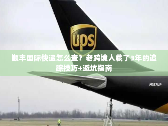 顺丰国际快递怎么查？老跨境人藏了3年的追踪技巧+避坑指南