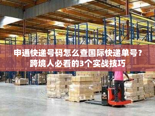 申通快递号码怎么查国际快递单号?跨境人必看的3个实战技巧 申通快递号码怎么查国际快递单号?跨境人必看的3个实战技巧